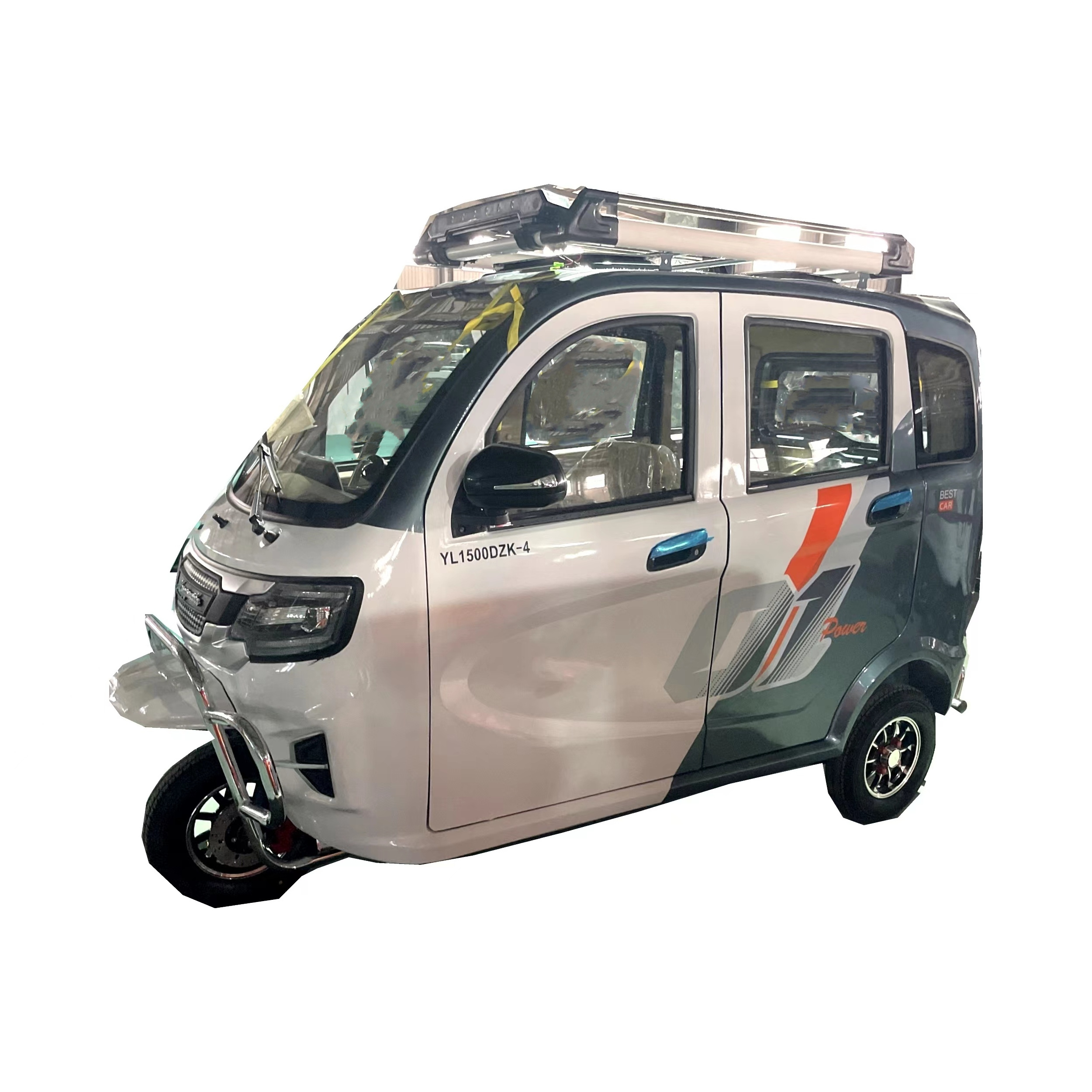 Autoking 3 Wheel Electric Taxi / Closed Cabin Passenger Tricycle Tuk Tuk/produces Electric Tricycles