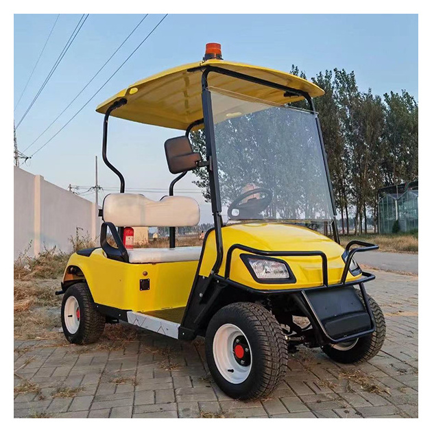 4-Seater Reception Shuttle Electric Sightseeing Bus, Low-Speed Golf Cart with Customizable Colors