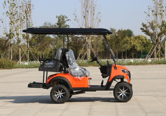 Factory supply prices electric golf cart 2 seater custom good quality lithium battery disc golf cart with doors street legal