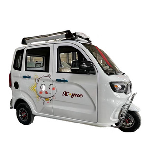 3 Wheel 3-5 Seat Enclosed Electric Rickshaw Tricycle Moped Car 5 Door