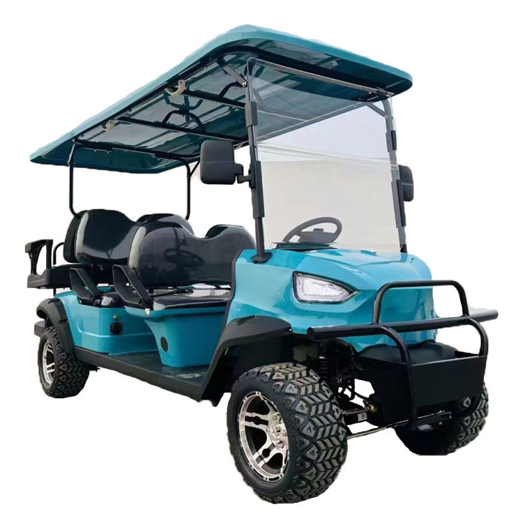 New Energy Battery Power Golf Electric Car Club Buggy 6 Seats Golf Cart Used in the Park / School / Airport