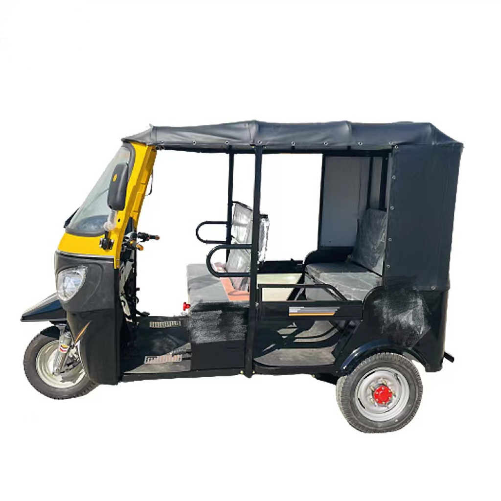 2023 New 3 Wheel Electric Tricycle Taxi Moto Bajaj Tuk Rickshaw for sale