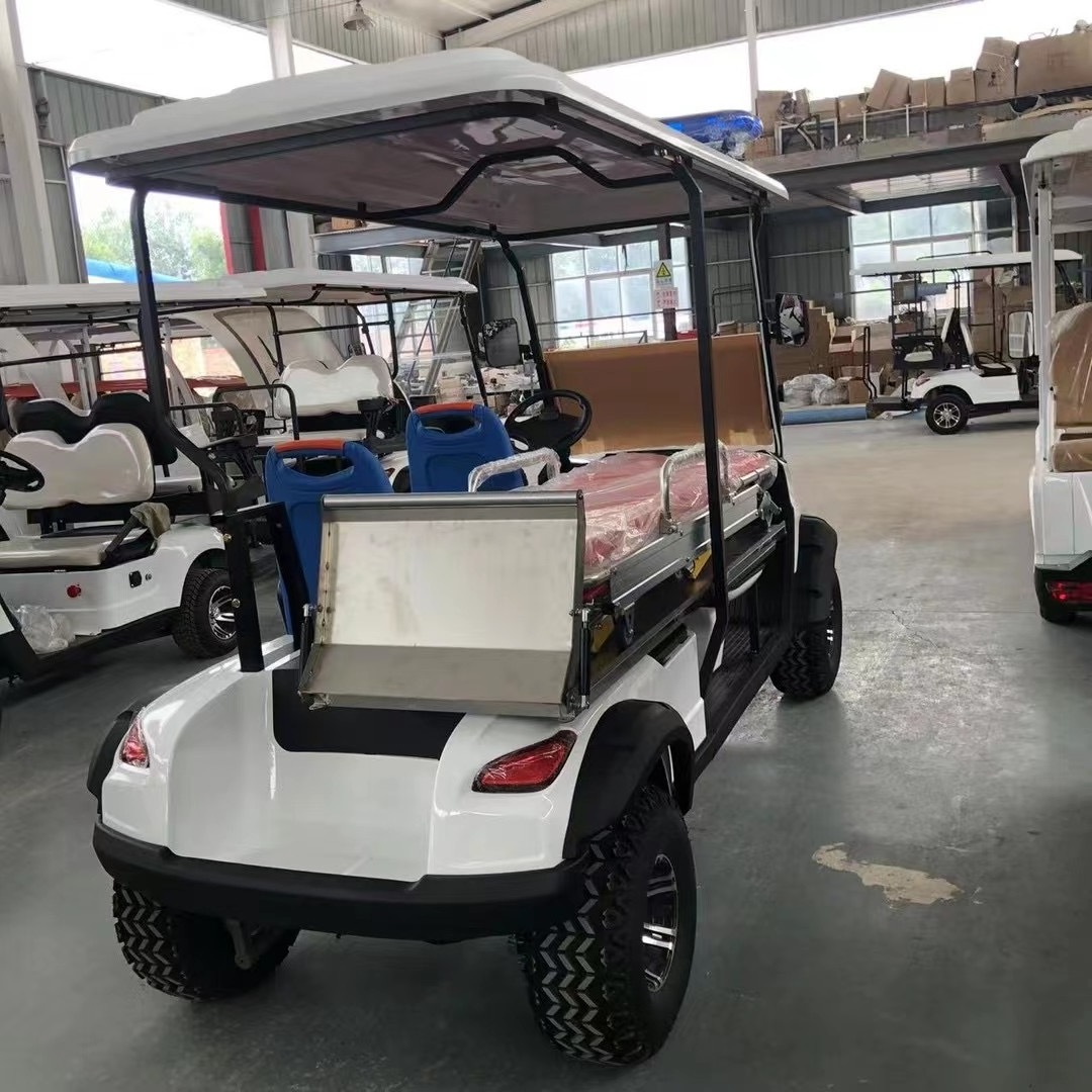 2023 New Modle Style for Exclusive Right Factory 6(4+2) Seat Lithium Club Car Off Road Custom Electric Golf Cart