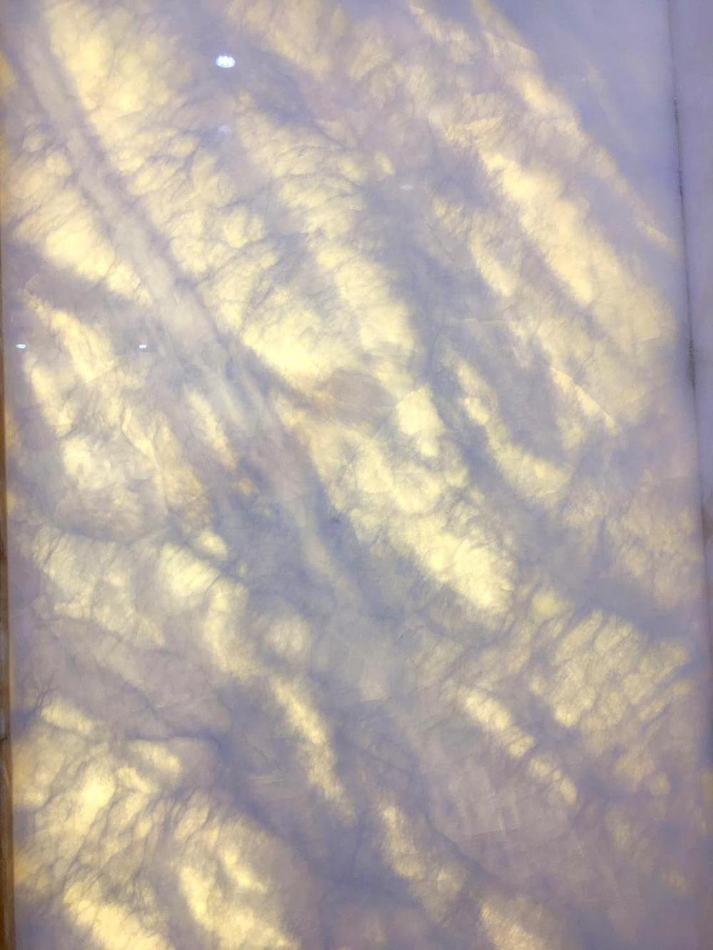 Buying backlit WHITE ONYX slab yellow onyx slab Blue onyx slabs from YunFu marble stone supplier