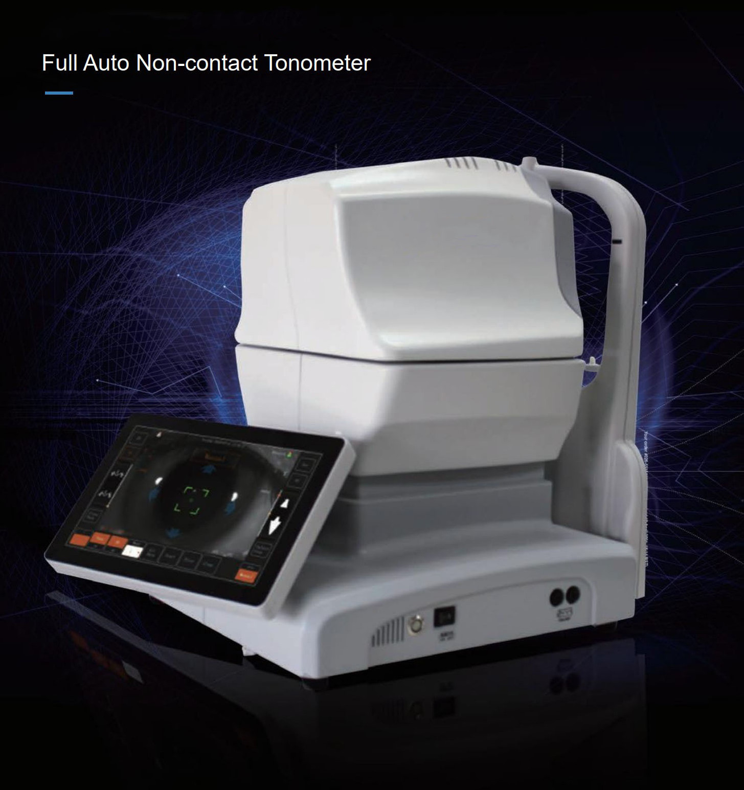 1~60mmHg IOP range Fully-automatic Tonometer Ophthalmic Equipment Non-contact Tonometer