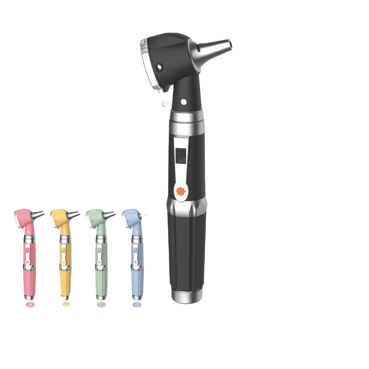 Pneumatic Testing Fiber Optic LED ENT Diagnostic Instrument Ophthalmoscope Otoscope