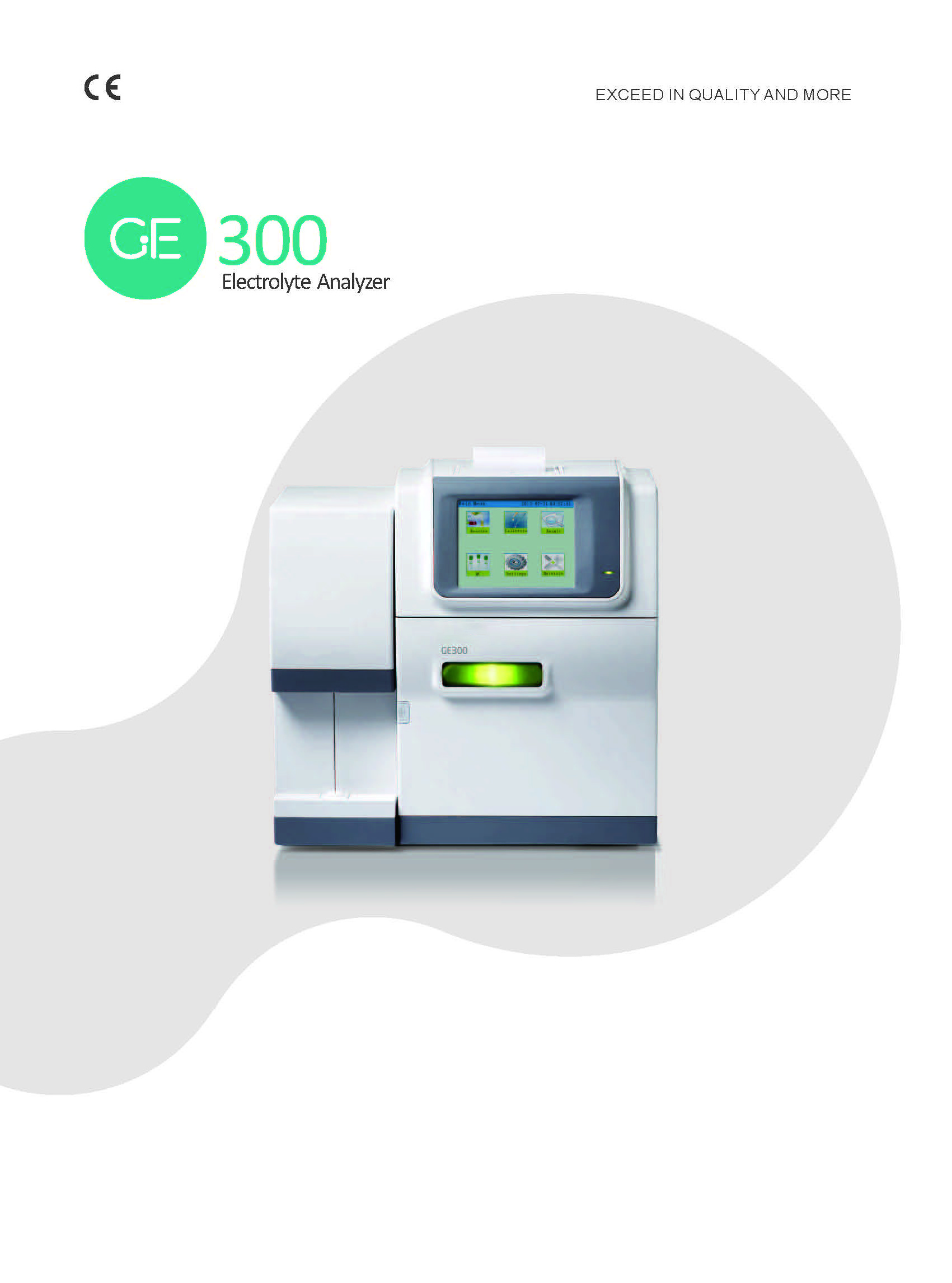 60 Samples/hour Blood Gas Analyzer ISE Electrolyte Machine Electrolyte Analyzer with Reagents