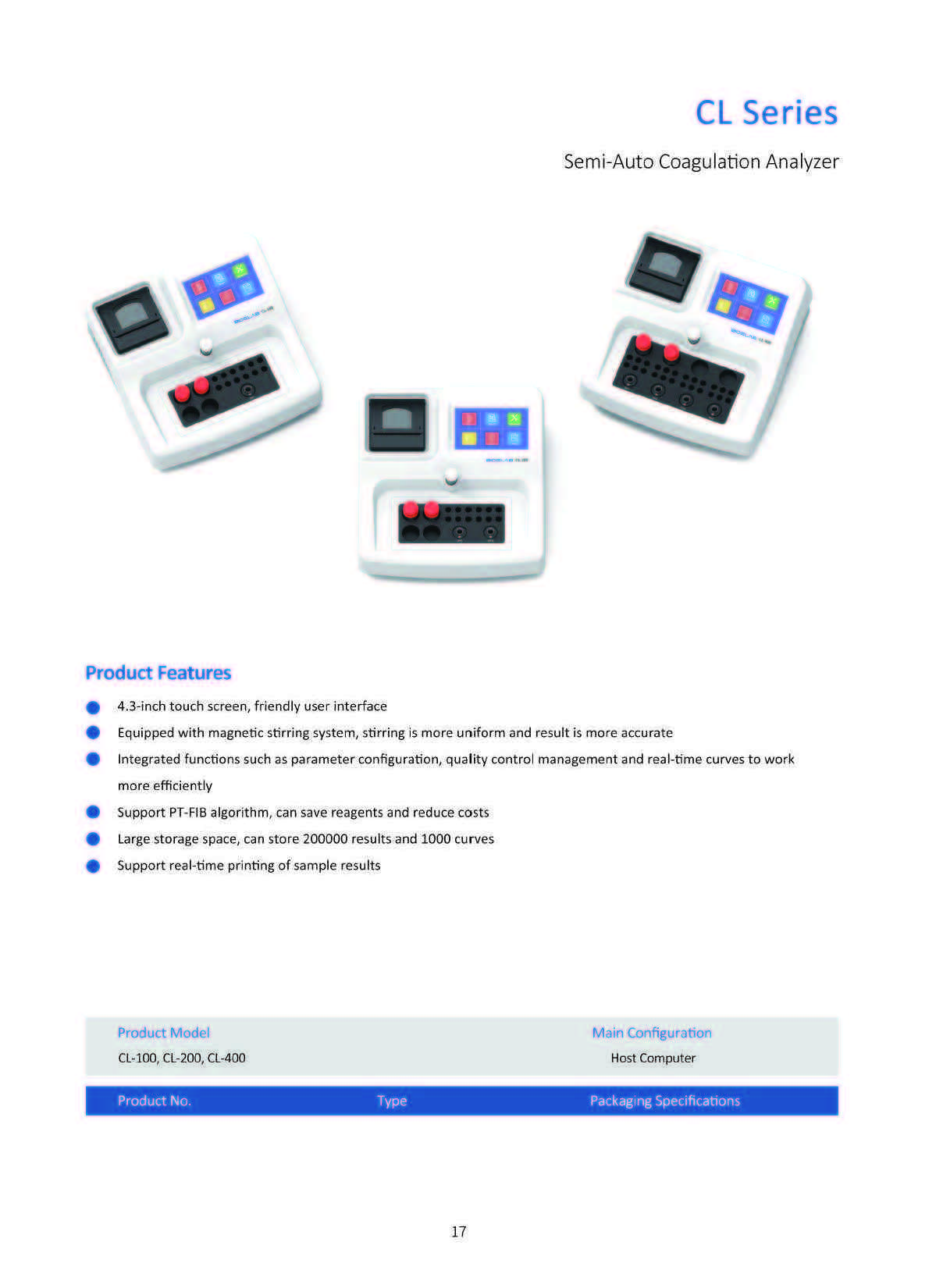 1 Channel Open System Blood Coagulometer Semi-auto Chemistry Analyzer Coagulation Analyzer