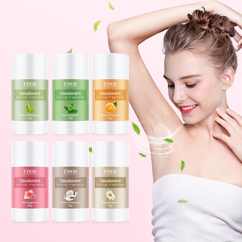 OEM Natural Organic Aluminum Free Antiperspirant stick Underarm solid Perfume Female Deodorant