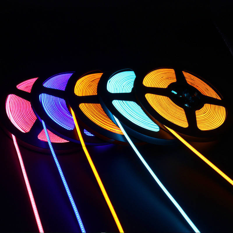 High CRI wholesale DC24V COB 280 320/480  lights neon strip for indoor outdoor decoration waterproof profile light cob led strip