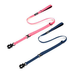 New Design Dog Leash Adjustable Length Quick Release Rotatable Frog Buckle Pet Leash Training Walking Dog Leashes