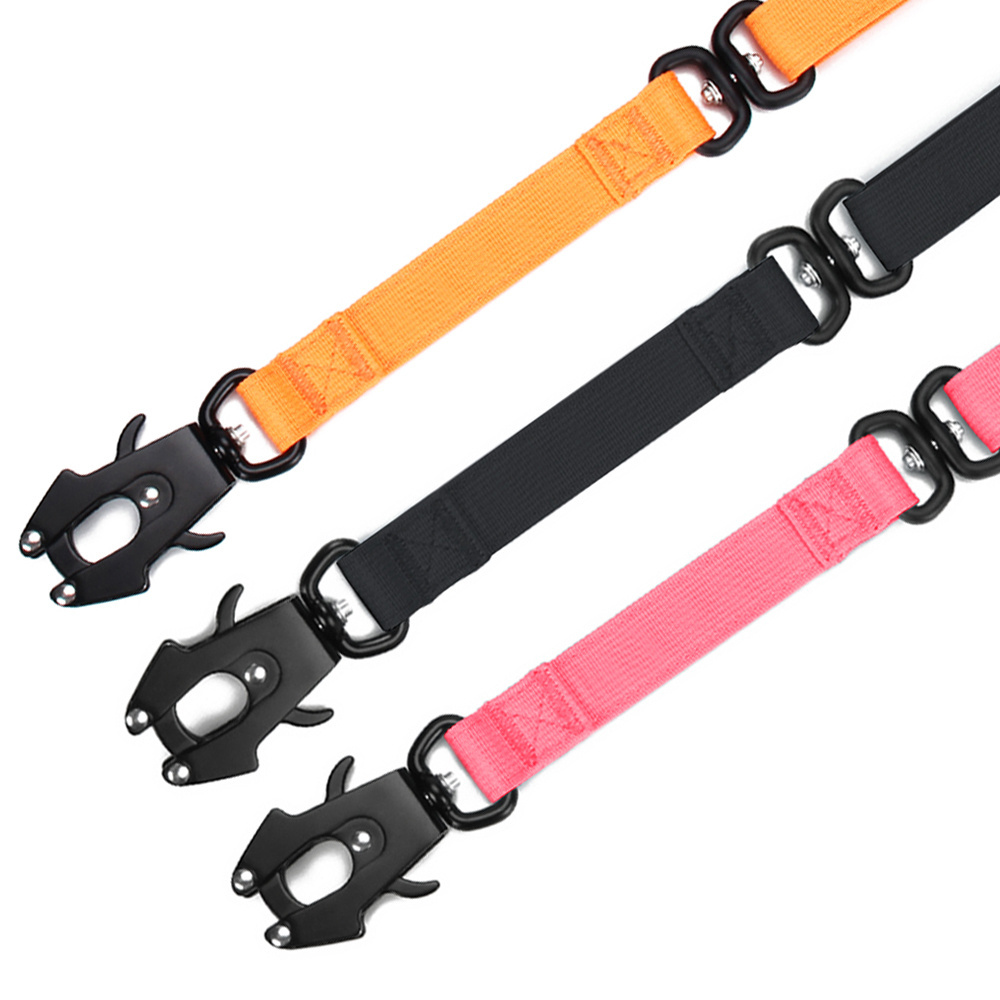 New Design Dog Leash Adjustable Length Quick Release Rotatable Frog Buckle Pet Leash Training Walking Dog Leashes