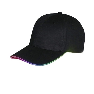 Factory direct sales high quality Peaked cap Fashion casual stage cap Custom  Hat LED Light Hat Lighted LED Baseball Cap