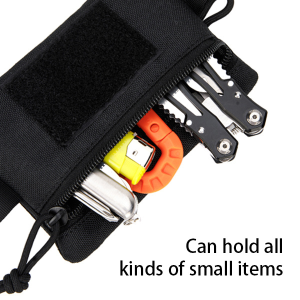 Molle Utility Accessories Organizer Pouch CoinPurse Keychain Pocket Credit Card Holder Waist Pack Tactical Compact EDC Pouches