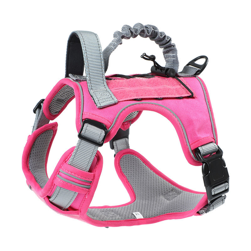 Wholesale Dog Harness with Traffic handle Durable Adjustable Quick Release Dog Vest Training Hunting Tactical Dog Harness