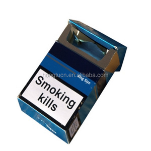 cardboard paper cigarette case blank display outer cigarette printing box