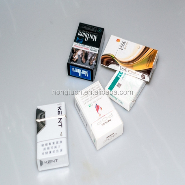 cardboard paper cigarette case blank display outer cigarette printing box