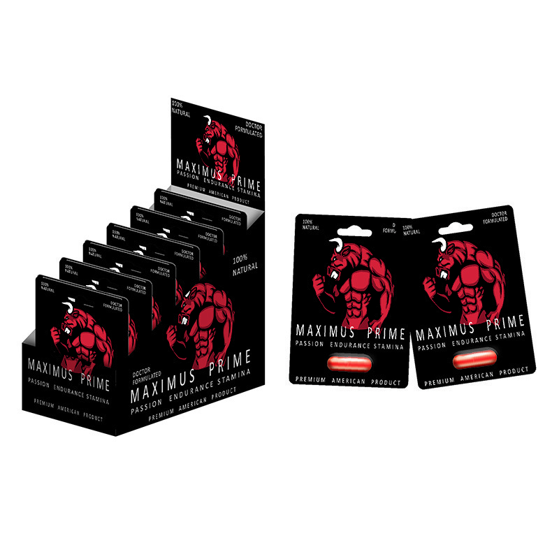 3D cards For Male Enhancement Pill Capsule Packaging - RHINO 7 pill costume