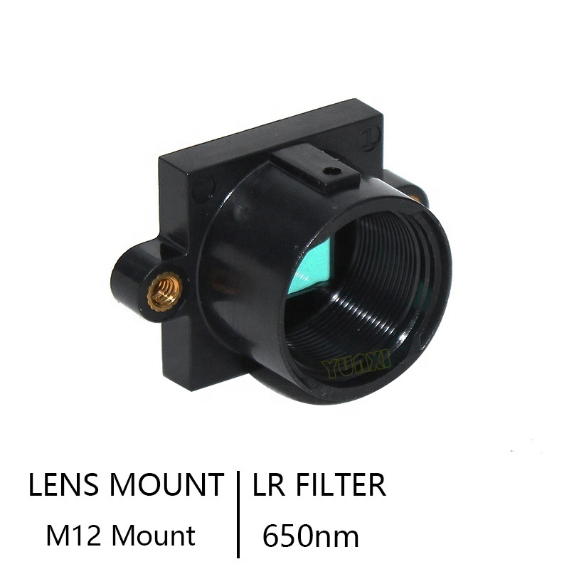 M12 mount lens holder Hole Spacing 20mm Plastic  with 650nm infrared IR cut filter for surveillance camera accessories cctv oem