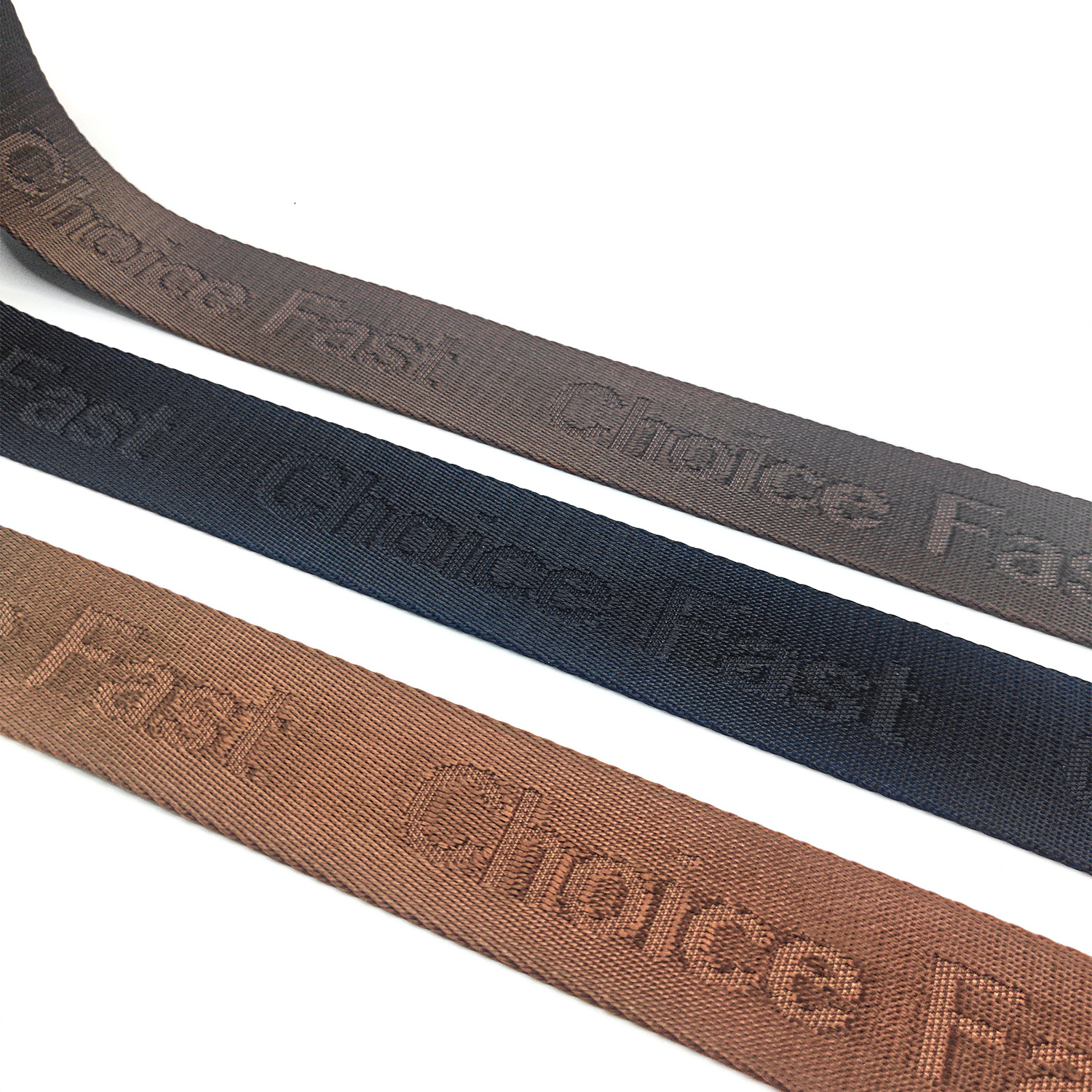 lettered jacquard nylon webbing tape customised handbag straps with logo 25mm jacquard webbing jacquard webbing for bag strap