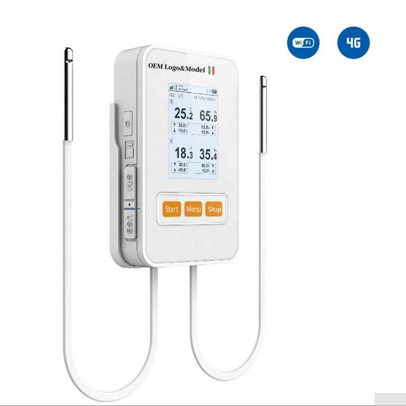 IP65 LBS Monitoring 4G&WIFI Elitech RCW-360 Plus Real Time Temperature and Humidity Data Logger Recorder