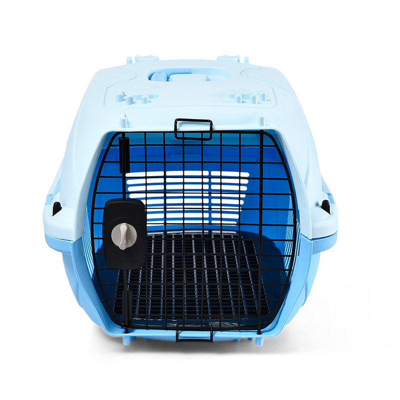 Easy Assembly Detachable Portable Outdoor Hard-sided Small Dog Cat Kennel Pet Travel Carrier