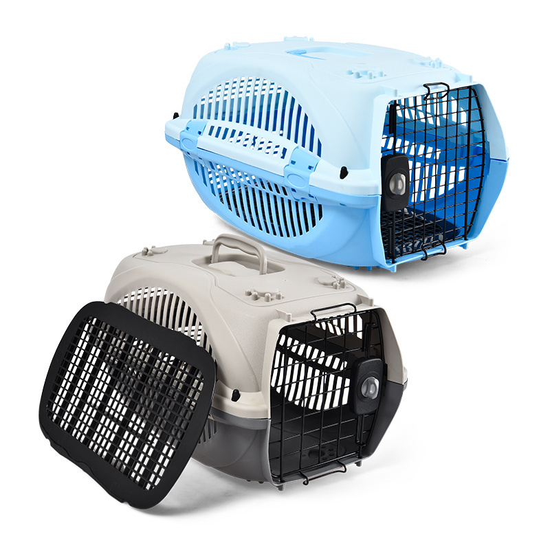 Easy Assembly Detachable Portable Outdoor Hard-sided Small Dog Cat Kennel Pet Travel Carrier