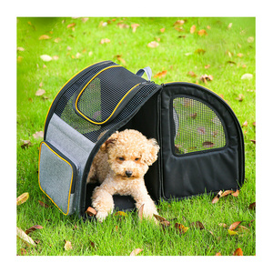 Custom Outdoor Travel Pet Carrier Bag Multifunction Storage Breathable Pet Dog Backpack