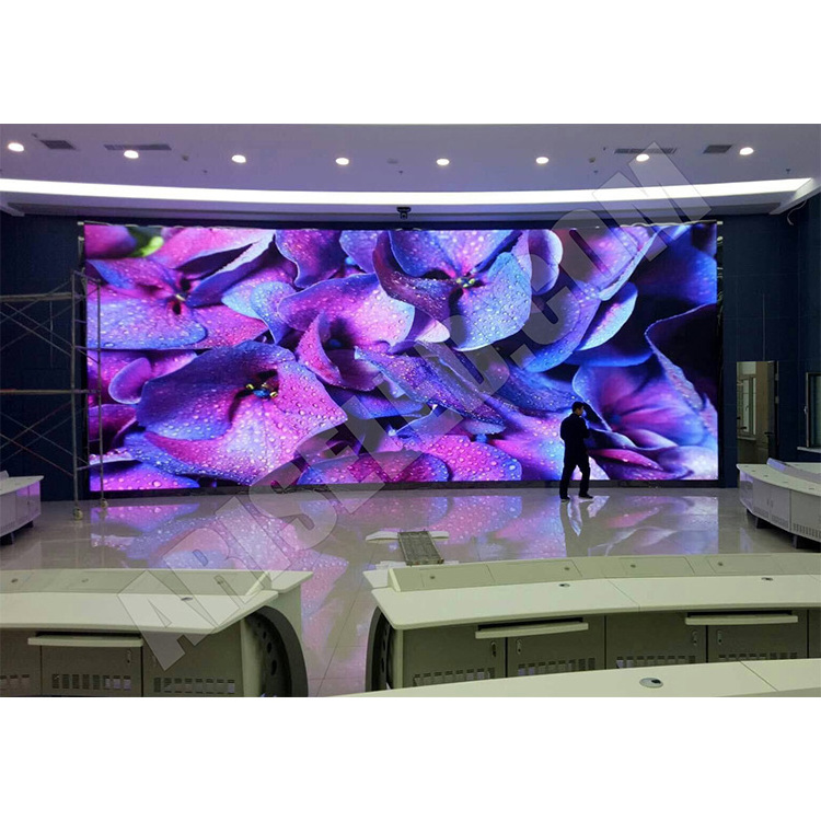 Hongwei 3840hz Fixed Advertising Led TV Screen Display Panel Price P4 Indoor Video Wall