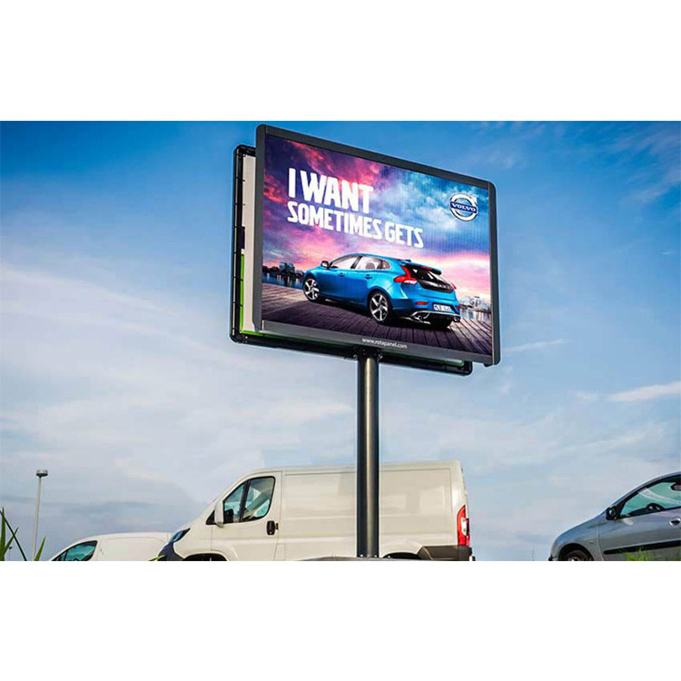 Street 960*960mm IP65 Waterproof Double Sided Large Led Signs Manufacturers P8 Digital Billboard Advertising Led Outdoor