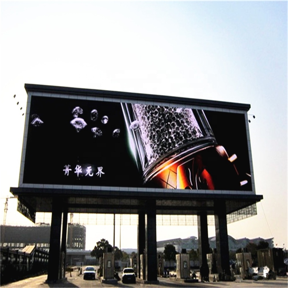 Street 960*960mm IP65 Waterproof Double Sided Large Led Signs Manufacturers P8 Digital Billboard Advertising Led Outdoor