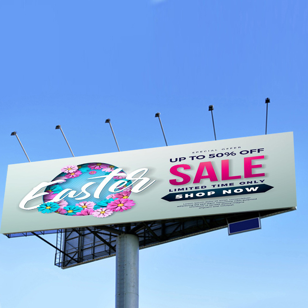 Hongwei high Brightness DIP 3 in 1 outdoor p10 led display highway led billboard