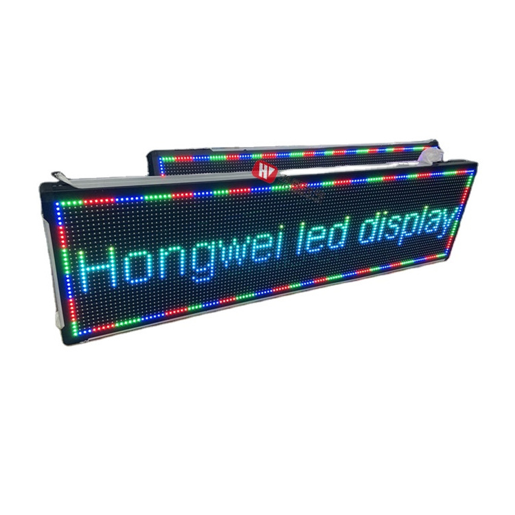 Outdoor RGB Running Moving Scrolling Message Led Display Screen Programmable Led Sign