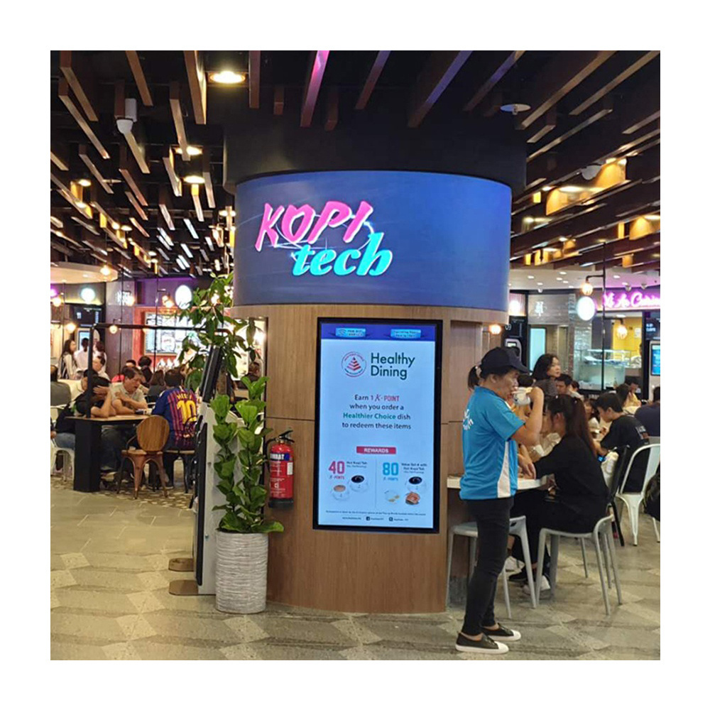 Indoor full color advertising round circle led display soft led panel P4 curve flexible led screen