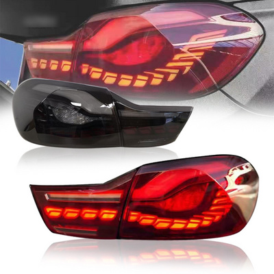 FARWIDE Modified Smoke Red Tail Lamp Led Lights For Bmw 4 Series M4 F82 F83 F32 F33 F36 2013 - 2021