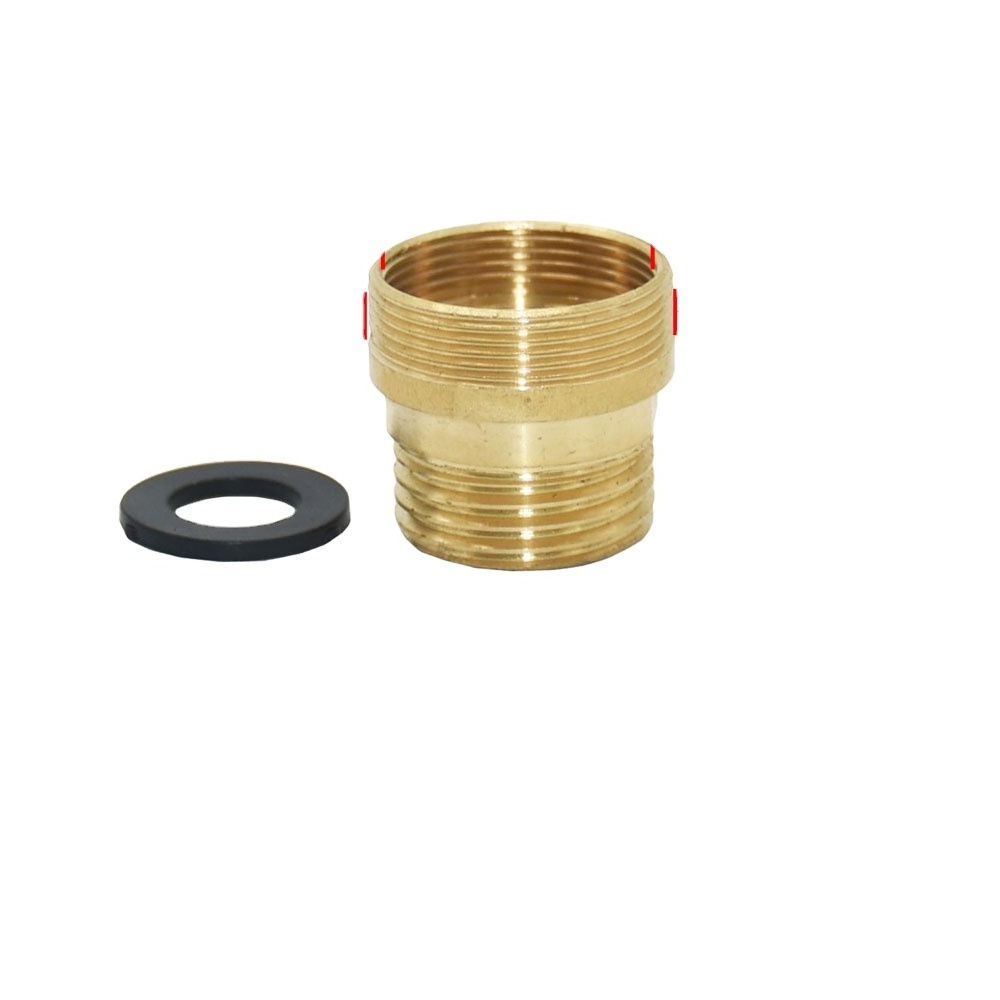 Brass 1/2" Male To M22 M24 M20 Thread Connector For Bathroom Shower Faucet Adapter Female Connector Copper Fittings