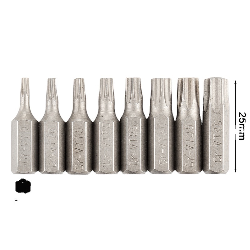 10 or 8pcs Torx Screwdriver Bit Set 1/4 Hex Shank Star T8 T10 T15 T20 T25 T30 T35 T40 Screw Driver Bits For Home Hand Tools