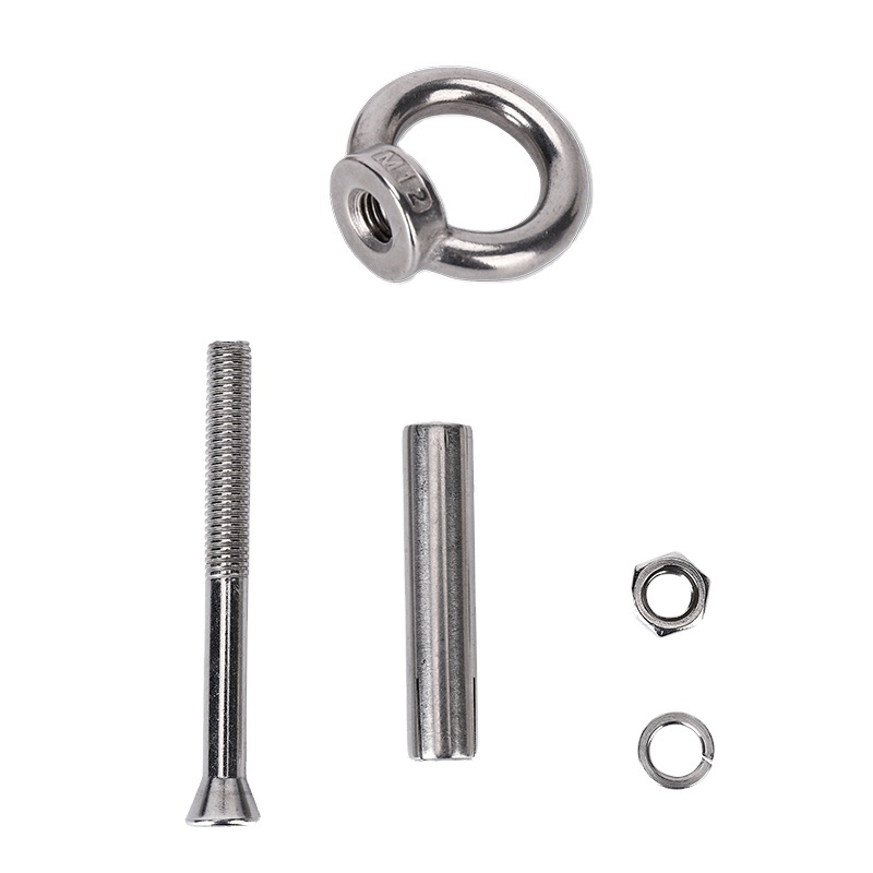 Expansion bolt foundation bolt 304 stainless steel ring lifting expansion eyebolt wall anchor M6-M12