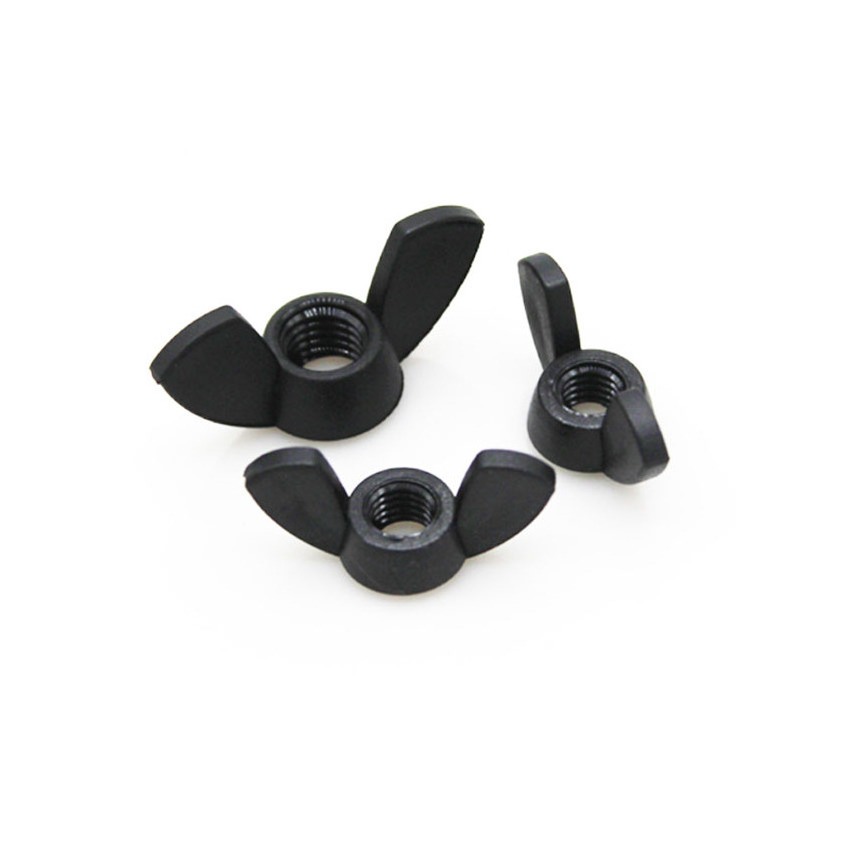 Wing Nuts Butterfly Nut To Fit Bolts and Screws Black M3 M4 M5 M6 M8 M10 M12