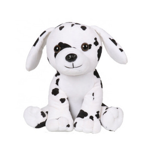 BSCI Factory Low MOQ Custom Low MOQ Realistic Dalmatian Soft Stuffed Animal Plush White Spotty Dog Toy