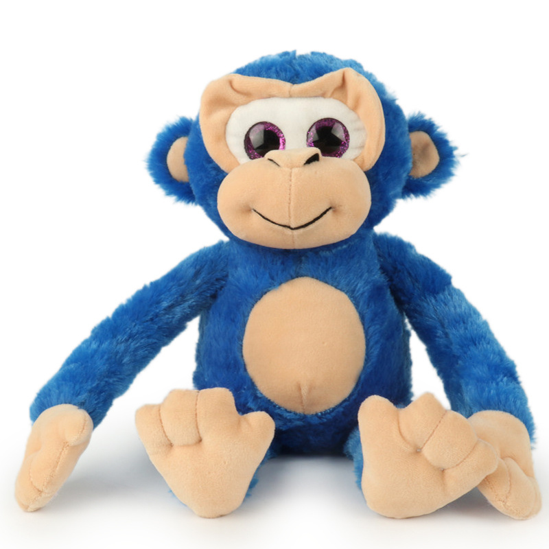 2023 New Custom Blue Monkey Stuffed Animal Supplies Happy Teenage Plush Toys For Kids