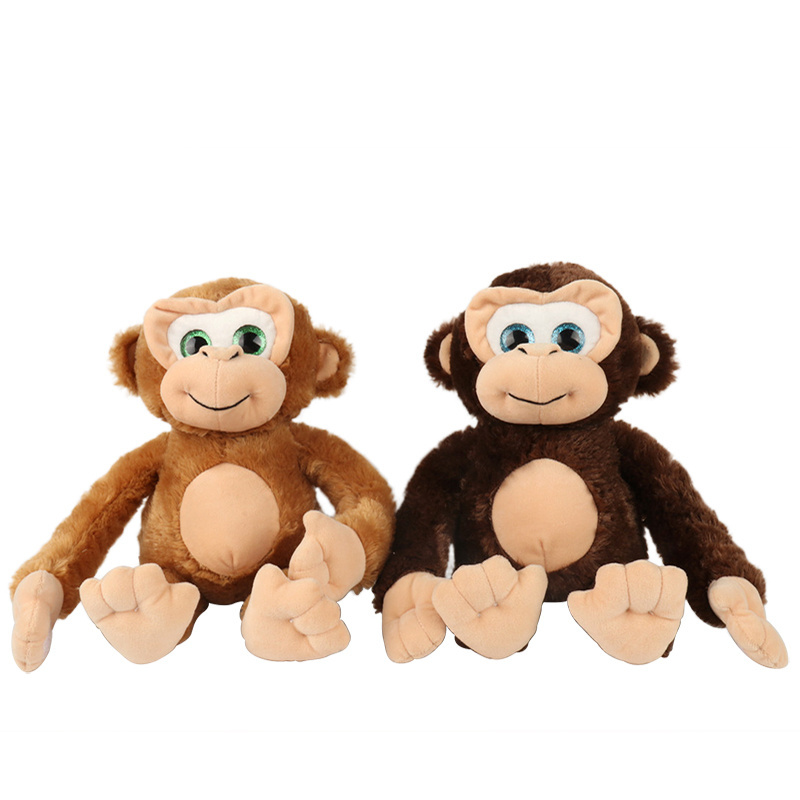 2023 New Custom Blue Monkey Stuffed Animal Supplies Happy Teenage Plush Toys For Kids