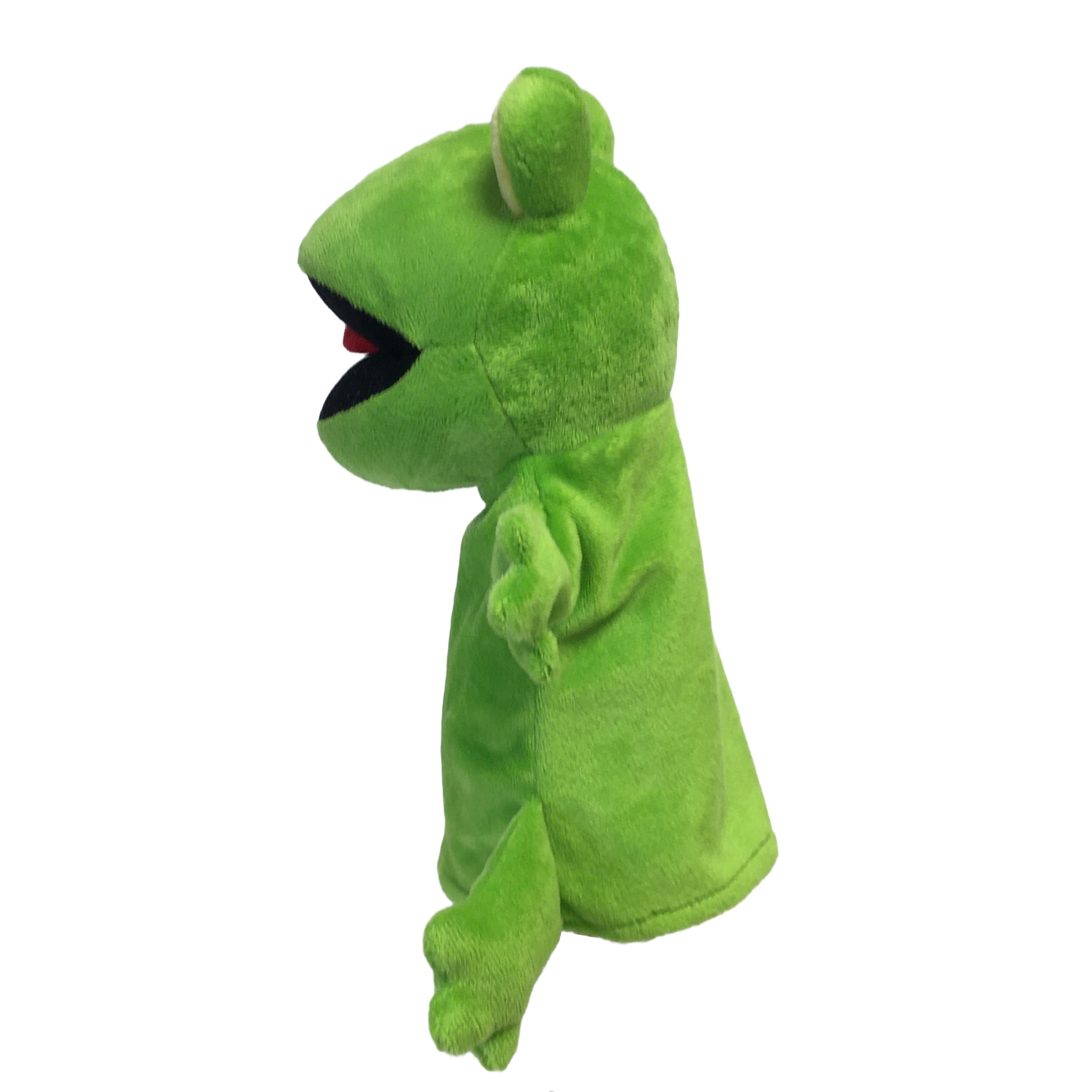 Hot Sale Plush Hand Puppet Lovely Animal Hand Puppets For kids Custom Frog Hand Puppet