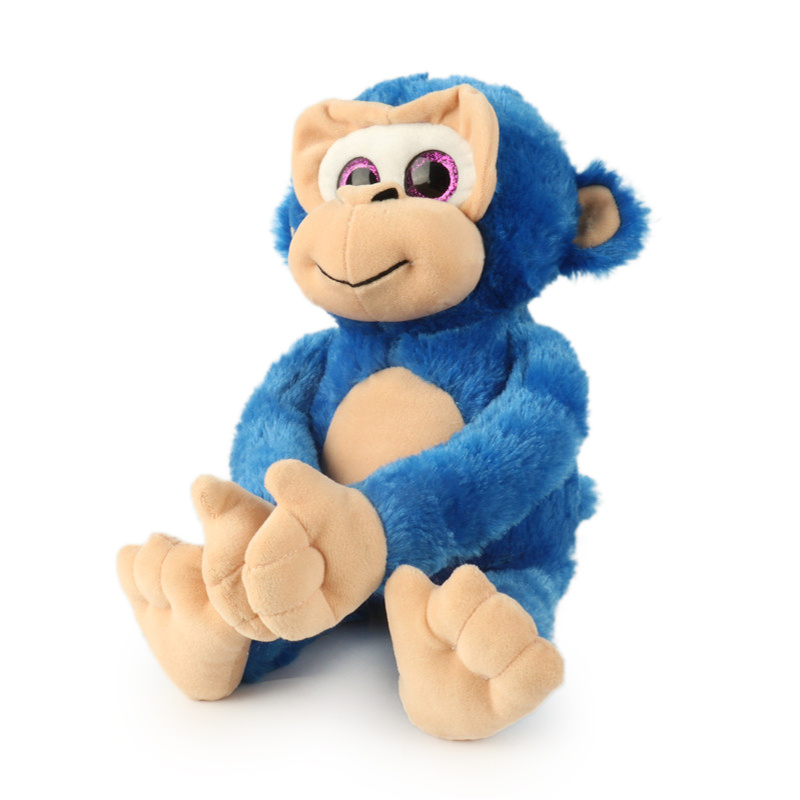 2023 New Custom Blue Monkey Stuffed Animal Supplies Happy Teenage Plush Toys For Kids