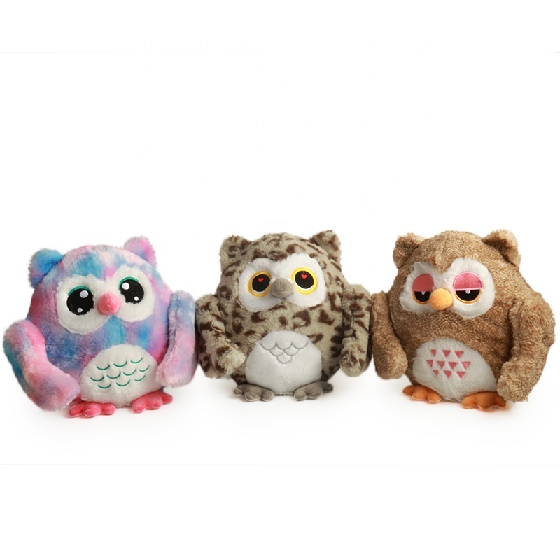 BSCI Factory Wholesale Low MOQ Custom OEM Plush Owl Stuffed Animals Plush Stuffed & Plush Owl Toys