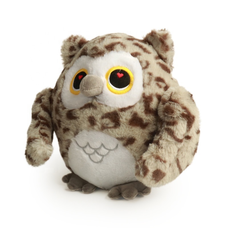 BSCI Factory Wholesale Low MOQ Custom OEM Plush Owl Stuffed Animals Plush Stuffed & Plush Owl Toys