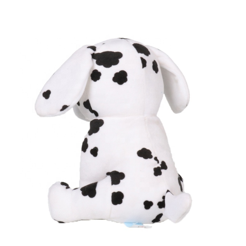 BSCI Factory Low MOQ Custom Low MOQ Realistic Dalmatian Soft Stuffed Animal Plush White Spotty Dog Toy