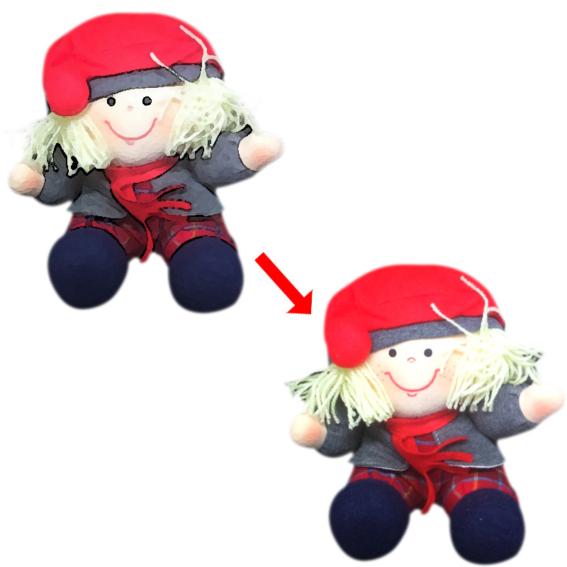 Low MOQ Custom Long Hair Doll Stuffed Anime Soft Plush Toy High Quality Promotional Cartoon Plush Doll