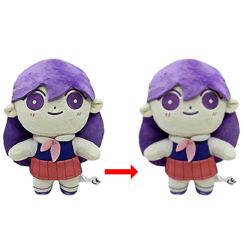 Low MOQ Custom Long Hair Doll Stuffed Anime Soft Plush Toy High Quality Promotional Cartoon Plush Doll