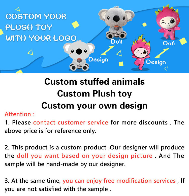 Low MOQ Custom Long Hair Doll Stuffed Anime Soft Plush Toy High Quality Promotional Cartoon Plush Doll